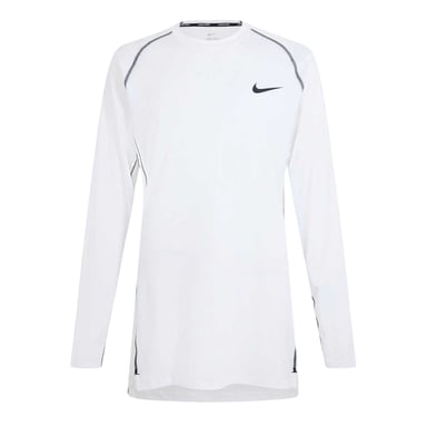 Nike Heren Pro Contrast Slim Raglan Base Layer Top (Wit)