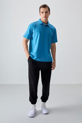 Oversized Polo Kragen T-Shirt