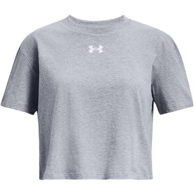 Under Armour Childrens/Kids Sportstyle Logo Crop T-Shirt (Grey)