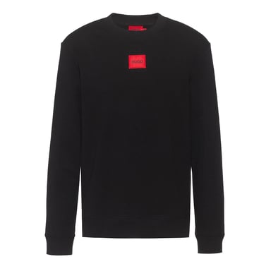 Hugo Heren Diragol Sweatshirt met ronde hals (Zwart)