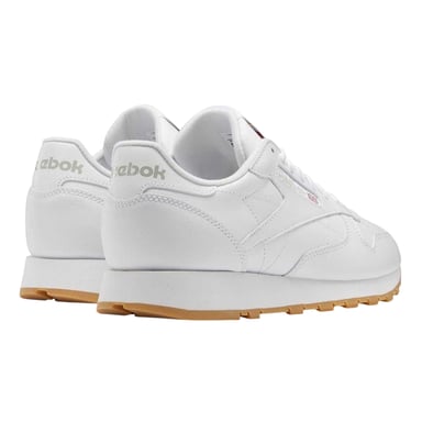 Reebok Heren Klassieke Leren Trainers (Wit/Gum)