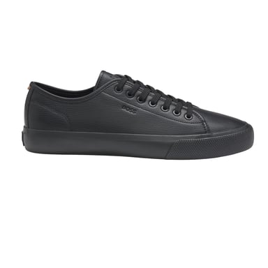 Boss Mens Profile Leather Low Sport Trainers (Black)