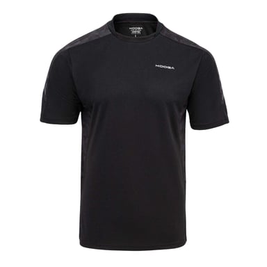 KooGa Mens Panels Crew Neck T-Shirt (Black)