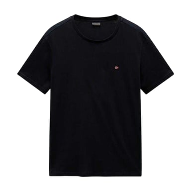 Napapijri Heren Salis Logo T-shirt met korte mouwen (Zwart)