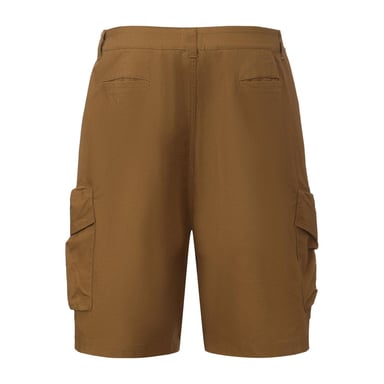 Pretty Green Casual cargoshort voor heren van katoen met verstevigde zijkanten (Bruin)