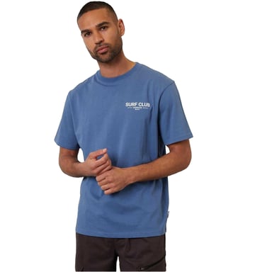Threadbare Watson Regular T-shirt voor heren (Denim Blauw)