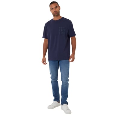 Threadbare Hyde T-shirt voor heren (Marine)