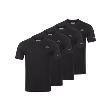 Kappa 4-Pack T-Shirt BASIC in Black