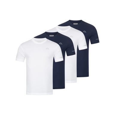 Kappa 4-Pack T-Shirt BASIC in Blue/White