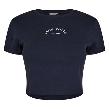 Jack Wills Dames/Dames 1 Katoenen Broek T-Shirt (Marine)