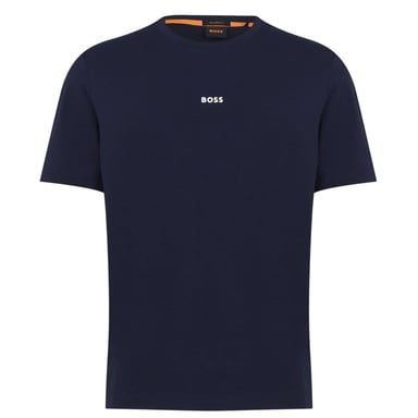 Boss Oversized T-shirt voor heren met Tchup-logo (Marine)