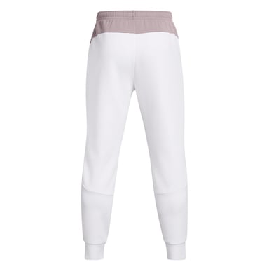 Under Armour Heren-joggingbroek van Unstoppable-fleece met ritszakken (Grijs)
