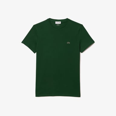 Lacoste Men's Crew Neck T-shirt in Dark Green