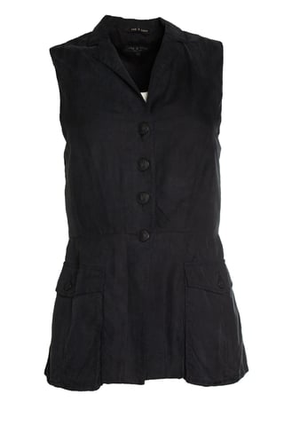 Rag & Bone, Long vest in blue