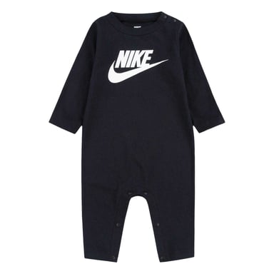 Nike Rompertje met logo en ronde hals voor baby’s (Zwart)