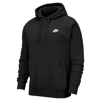 Nike Heren Club Fleece Pullover Hoodie (Zwart)