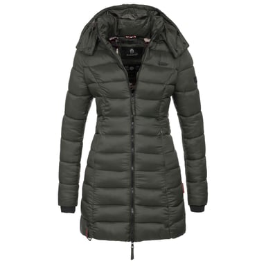 Marikoo dames winter gewatteerde jas Abendsternchen met capuchon