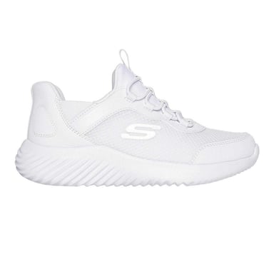 Skechers Bounder Brisk Burst Mesh instapschoenen voor kinderen (Wit)