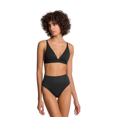 Wolford Naadloze string met hoge taille voor dames (Zwart)