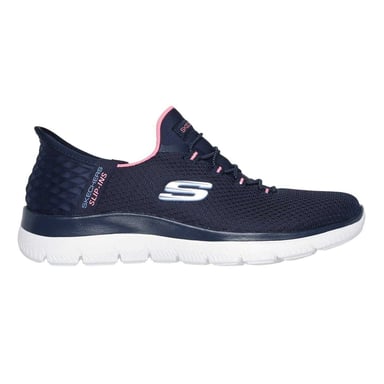 Skechers Mens Summits - Diamond Dream slip-in vrijetijdsschoenen (Marine / Roze)