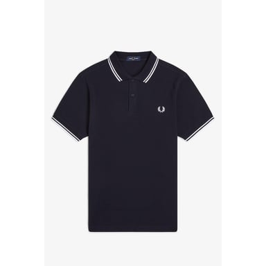 Fred Perry Heren Twin Tip Poloshirt (Marine)
