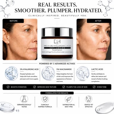 Dr H Pro-H 5% Hyaluronzuur Anti-Aging Gezichtsserum 30ml