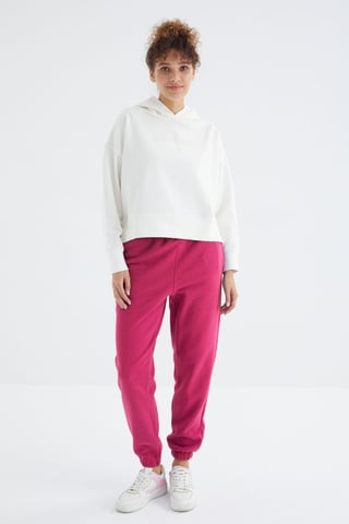 Women's High-Waist Fleece Jogger Sweatpants