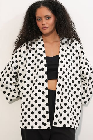 Women's Polyester-Elastane Kimono
