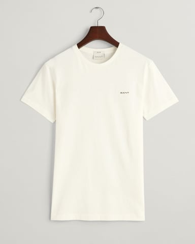 GANT Heren Korte Mouwen Contrast Logo T-Shirt