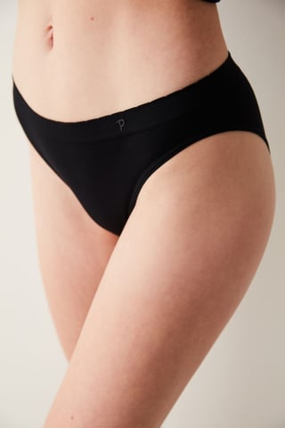 Hoge taille jersey slip