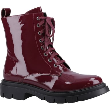 Hush Puppies Rhea Leren Vrouwen Laarzen Bordeaux