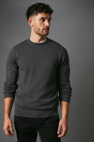 Premium Pure Cotton Crew Neck Jumper