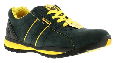 Nieuwe marineblauwe tradesafe veiligheidsschoenen met stalen neus voor heren/heren.