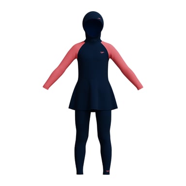 Speedo Meisjes Modesty Driehoek Zwempak (Koraal/Marine)