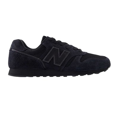 New Balance Heren 373 suède sportschoenen (Drievoudig zwart)