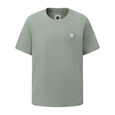 Pretty Green Heren Klein Logo Katoenen T-Shirt (Lichtgroen)