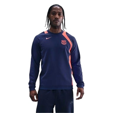 Nike Heren T90 2025/2026 FC Barcelona-sweatshirt (Blauw/oranje)