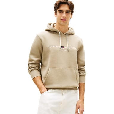 Tommy Hilfiger Herenlogo Hoodie (Beige)