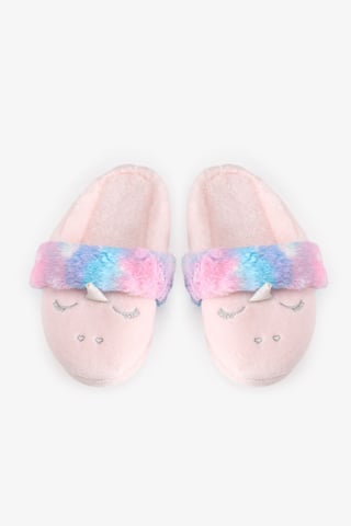 Penti Puffy Unicorn Pantoffels met structuur voor meisjes