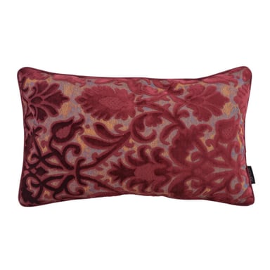 NOVÉE Heritage burgundy kussenhoes | 30x50 cm | velvet/polyester