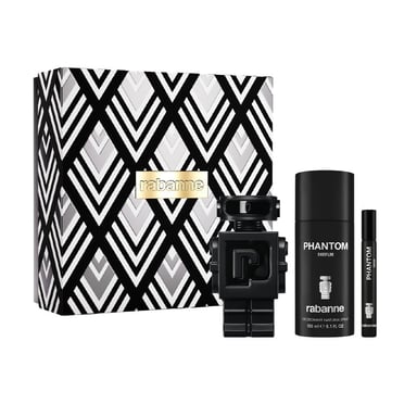 Paco Rabanne Phantom Parfum Kerstcadeauset (Parfum Spray 100ml + Deodorant Spray 150ml + Parfum 10ml)