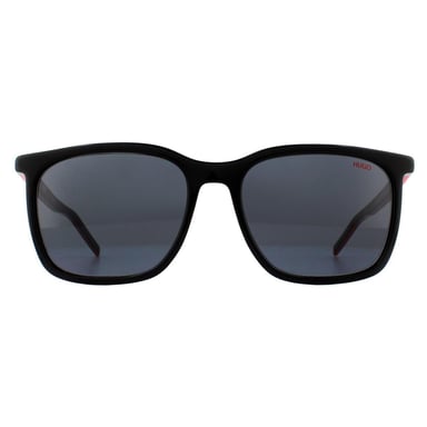 Hugo van Hugo Boss Vierkant Mannen Black Red Gray zonnebril