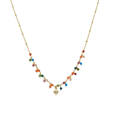 Luxenter Lision 18k goud afgewerkt collier