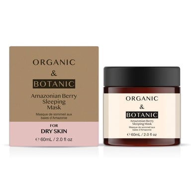 Organic & Botanic Amazone bessen anti-aging slaapmasker 60 ml