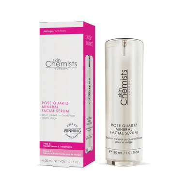 skinChemists Anti-aging gezichtsserum met rozenkwartsmineralen, 30 ml