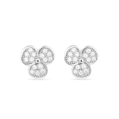Luxenter oorbellen, 925 sterling zilveren en gerhodineerde dolk oorbellen met glanzende zirkonia's