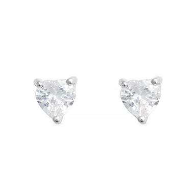 Luxenter oorbellen, eqoyi in 925 sterling zilver en glanzende gerhodineerde cubic zirconia