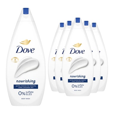 Dove Hydrate Body Wash 0% Sulfate SLES for Softer & Smoother Skin 720ml, 3pk