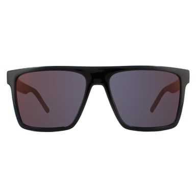 Hugo van Hugo Boss Square Mens Black Red zonnebril