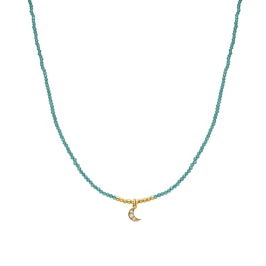 Luxenter Maan Ketting 925 Sterling Zilver